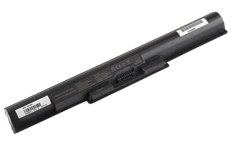 14.8V 38Wh 4-Cell VGP-BPS35A battery for Sony VAIO Fit 14E SVF14212SG SVF14212SN SVF14213SF – Front view top 45° angle