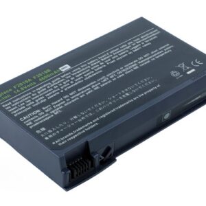 14.8V 4400mAh/65Wh 8-Cell Battery for HP OmniBook 6000 6100 VT6200 XT6050 HP Pavilion N6100 N6400 (P/N: F2019A F2019B 3UR18650F-2-QC-RT2)<br /> – Front view top 45° angle