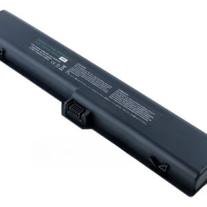 14.8V 4400mAh/65Wh 8-Cell Battery for HP OmniBook XE XE2 HP Pavilion N3000 N3150 N3200 N3400 (P/N: F1739A F1739B 4UR18650-2-7 F1753-60978) – Front view top 45° angle