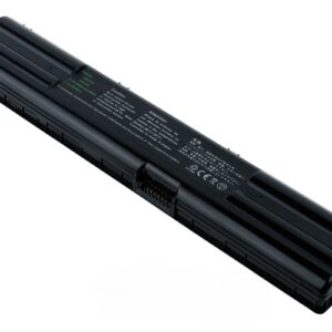 14.8V 5200mAh/65Wh 8-Cell Battery for ASUS A3 A3000 A6 A6000 A7 G2 Z91 Z92 (P/N: A42-A3 A42-A6 A41-A3 A41-A6 70-NA51B2100 90-NA51B2200) – Front view top 45° angle