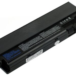 14.8V 5200mAh/77Wh 8-Cell Battery for Acer Ferrari 4000 4001 4002 4003 Acer TravelMate 2100 2600 8100 (P/N: LC.BTP03.001 916C4310F 4UR18650F-2-QC145) – Front view top 45° angle