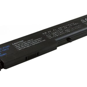 14.8V 5200mAh/77Wh 8-Cell Battery for Dell Vostro 1710 1710n 1720 1720n (P/N: 312-0741 451-10612 P726C T118C) – Front view top 45° angle