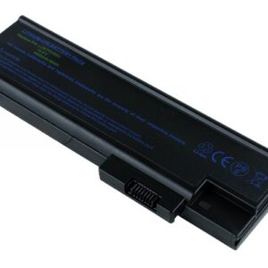 14.8V 77Wh 8-Cell Battery for Acer Aspire 1410 1680 3000 3500 5000 Acer Extensa 2300 3000 4100 Acer TravelMate 2300 4000 4600 (P/N: 4UR18650F-1-QC192 BT.T5003.001 BT.T5005.001 BT.T5007.001 BTP-AS1681 LC.BTP03.003 LIP-4084QUPC) – Front view top 45° angle
