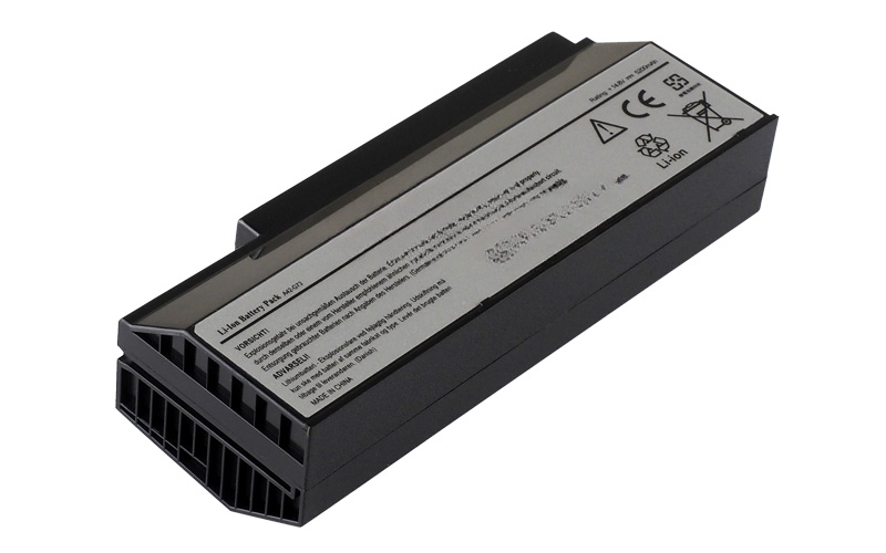 14.8V 77Wh 8-Cell Battery for ASUS G73 G73GH G73JW G73SW (P/N: A42-G73) – Front view top 45° angle