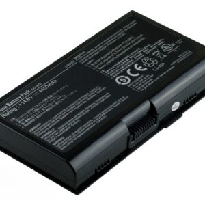 14.8V 77Wh 8-Cell Battery for ASUS M70V G71 X71 X72 N70SV (P/N: A42-M70) – Front view top 45° angle