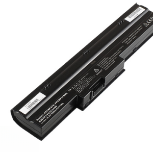 14.8V 77Wh 8-Cell Battery for Fujitsu LifeBook NH751 (P/N: FPCBP276 FPCBP276AP S26391-F574-L100) – Front view top 45° angle