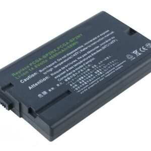 14.8V 77Wh 8-Cell Battery for Sony VAIO PCG-23P PCG-FR55 PCG-FRV27 PCG-GRT750 PCG-GRV7P PCG-NV209 VGN-K50B (P/N: PCGA-BP2NX PCGA-BP2NY) – Front view top 45° angle