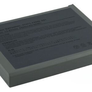 14.8V 7800mAh/115Wh 12-Cell Battery for Dell Inspiron 1100 1150 5100 5150 5160 Dell Latitude 100L (P/N: 451-10117 6T473 7T670 J2328 8Y849) – Front view top 45° angle