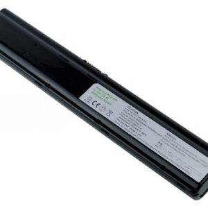 14.8V&nbsp;5200mAh/77Wh 8-Cell Battery for ASUS M6 M6000 M67 M6700 M68 M6800 (P/N:&nbsp;90-N951B1000&nbsp;90-N998B1200&nbsp;A42-M6&nbsp;15-100360301) – Front view top 45° angle