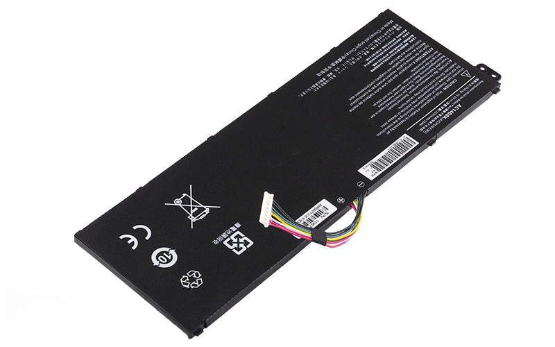 15.2V 55Wh Li-Polymer battery for Acer Aspire V3-371 V3-331 V3-111P TravelMate X359 X349 B115-M P449 (P/N: AC14B8K AC14B3K) – Front view top 45° angle