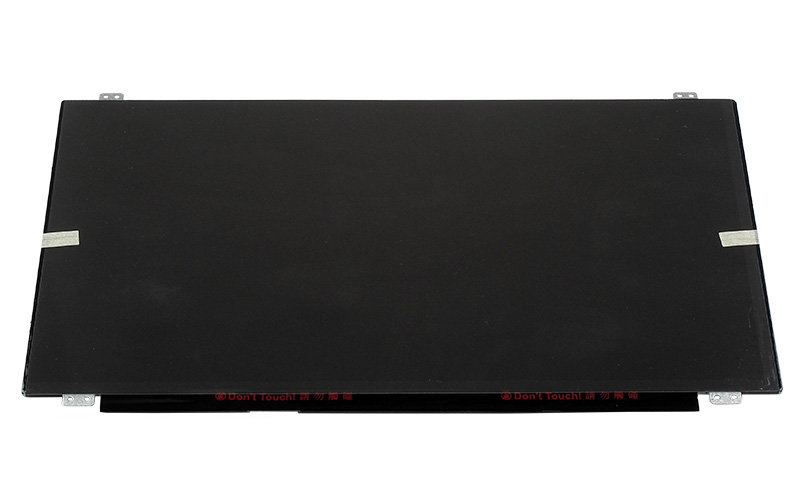 15.6" FHD LCD Screen - LED Backlight - TN Panel - Resolution: 1920X1080 - Glossy Surface - 30-Pin eDP Bottom-Right Connector - Slim Profile – Front view – display panel