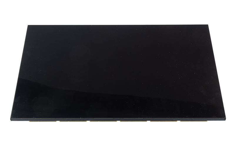 15.6" UHD OLED Screen - 3840X2160 - 40-Pin eDP Bottom-Right Connector - No Mounting Bracket - No Bottom Tab – Front view – display panel