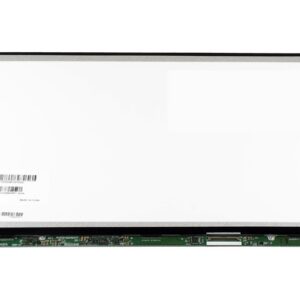 15.6" WXGA LCD Screen - LED Backlight - Resolution: 1366X768 - Glossy Surface - Standard 40-Pin Bottom-Right Connector - Slim Profile – Front view – display panel
