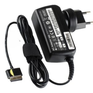 15V 1.2A 18W AC Adaptor for ASUS Transformer Pad TF300T VivoTab TF600T TF810C (P/N: ADP-40TH A) – Angled front – 3 sides visible