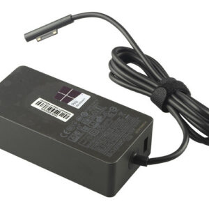 15V 6.33A 102W AC Adapter for Microsoft Surface Book 2 15-inch 13-inch Surface Pro 5 Surface Pro 4 (1724) – Angled front – 3 sides visible