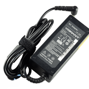 16V 4A 65W AC Adaptor for Sony VAIO VGN-T170 VGN-T350 VGN-S150 VGN-S260 VGN-S370 PCG-SR PCG-GR PCG-505 (P/N: PCGA-AC16V VGP-AC16V) – Angled front – 3 sides visible