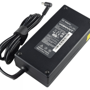 19.5V 10.3A 200W AC Adapter for HP Victus Gaming Laptop 15-fb0000 – Angled front – 3 sides visible