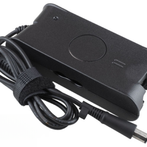 19.5V 3.34A 65W AC Adaptor for Dell Inspiron 1318 1545 1546 1551 PP41L XPS M1330 (P/N: PA-21) – Angled front – 3 sides visible