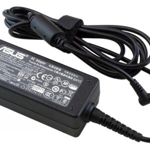 19V 2.1A 40W AC Adaptor for ASUS eee PC 1005HA 1005HAG 1005HE 1008HA 1101HA 1201HA 1215N 1215P – Angled front – 3 sides visible