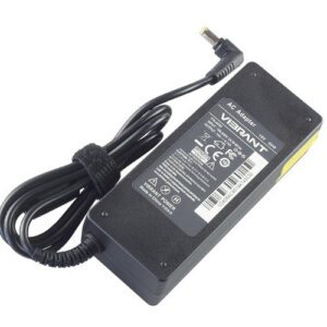 19V 4.74A 90W AC Adaptor for Acer Aspire 7720 7730 8920G 8930 Acer Extensa 5630Z 7620Z Acer TravelMate 6592G 8000 – Angled front – 3 sides visible