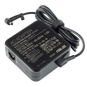 19V 4.74A AC Adapter for ASUS VivoBook S 15 K5504V – Angled front – 3 sides visible