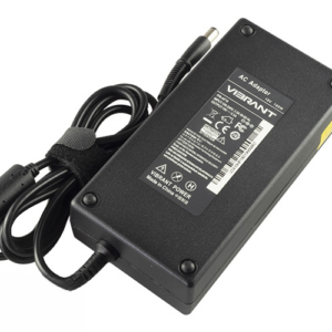 19V 9.5A 180W AC Adapter for HP Pavilion HDX9100 HDX9200 HDX9300 – Angled front – 3 sides visible