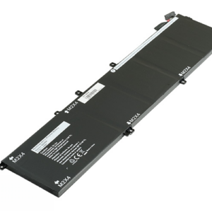 1P6KD 4GVGH Battery for Dell XPS 15 9550 Precision 5510 (P/N: 11.4V 68Wh 6-Cell Li-Poly) – Front view top 45° angle