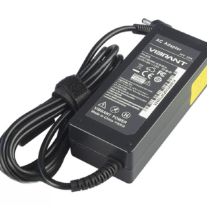 20V 3.25A 65W charger for Lenovo IdeaPad 100s ChromeBook 100s (P/N: ADLX45NLC3C ADLX45DLC3A 45N0294 45N0293) – Angled front – 3 sides visible