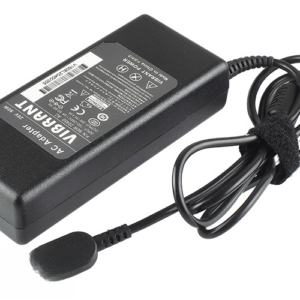 20V 4.5A 90W charger for Lenovo laptops with rectangular tip – Angled front – 3 sides visible