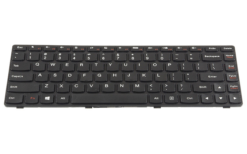 25212092 PK130WW3A00 9Z.N9BSC.201 NSK-BH2SC keyboard for Lenovo G400 – Front view – keys & layout