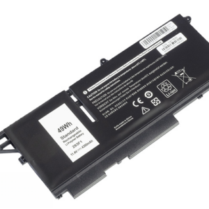 293F1 M69D0 8WRCR 01VX5 Battery for Dell Precision 3570 Latitude 5330 5430 5530 7330 7430 7530 (11.4V 49Wh 3-Cell Li-Poly) – Front view top 45° angle