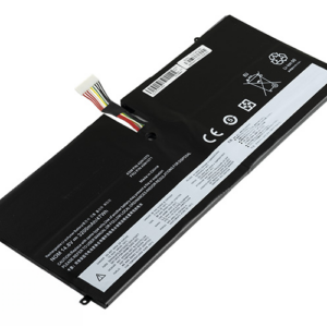 45N1070 45N1071 Battery for Lenovo ThinkPad X1 Carbon (3443) (3444) (3448) (3460) (3462) (3463) - 14.8V 47Wh 4-Cell Li-Polymer – Front view top 45° angle