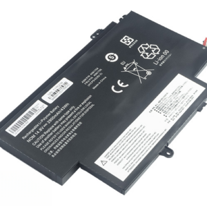 45N1704 45N1705 45N1706 45N1707 Battery for Lenovo ThinkPad S1 Yoga Type 20CD (14.8V 43Wh 8-Cell Li-Poly) – Front view top 45° angle