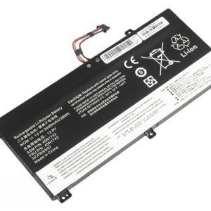 45N1740 45N1741 00NY63 Battery for Lenovo ThinkPad T550 T550 W550 W550S (11.1V 38Wh 3-Cell Li-Poly) – Front view top 45° angle
