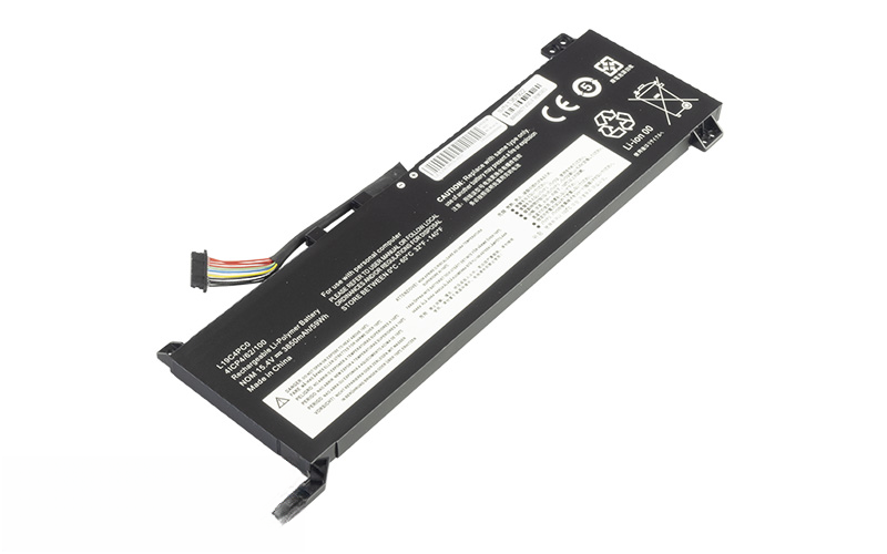 5B10W86195 L19C4PC0 L19L4PC0 L19M4PC0 Battery for Lenovo Legion 5-15IMH05H 5–15ARH05H (15.3V 59Wh 4-Cell Li-Poly) – Front view top 45° angle