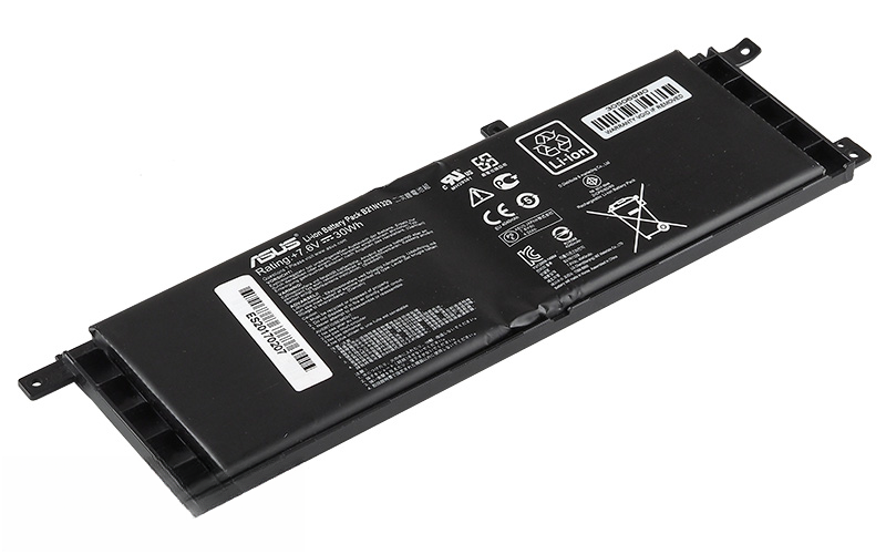 7.2V 30Wh Li-Poly battery for ASUS X453MA X553M X553MA (P/N: B21N1329) – Front view top 45° angle