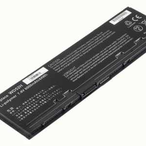 7.4V 40Wh 4-Cell Li-Polymer Battery for Dell Latitude E7240 E7250 (P/N: WD52H) – Front view top 45° angle