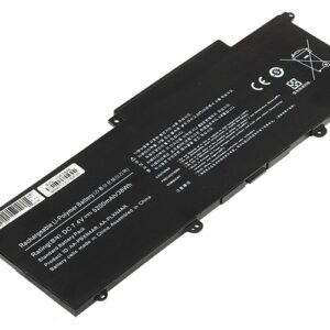 7.4V 40Wh Li-Polymer Battery for Samsung NP900X3C NP900X4D (P/N: AA-PLXN4AR) – Front view top 45° angle
