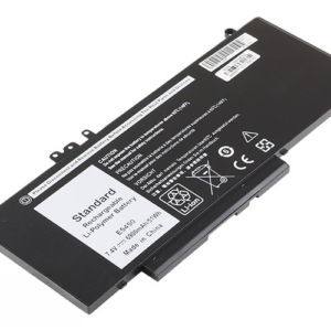 7.4V 43Wh Li-Polymer Dell Latitude E5250 E5450 E5550 Latitude 3150 Battery (P/N: G5M10 0WYJC2 8V5GX) – Front view top 45° angle
