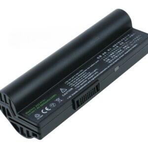 7.4V 5200mAh/38Wh 4-Cell Battery for ASUS&nbsp;eee PC 2G Surf 4G Surf 700 701 8G 900 (P/N: A22-700 A22-P701 P22-900 90-OA001B1000) – Front view top 45° angle