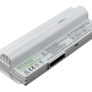 7.4V 7800mAh/58Wh 6-Cell Battery for ASUS eee PC 2G Surf 4G 4G Surf 700 701 8G 900 (P/N: A22-700 A22-P701 P22-900 90-OA001B1100) – Front view top 45° angle