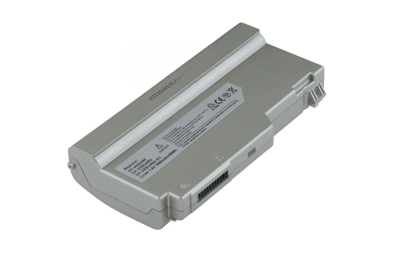 7.4V 7800mAh/58Wh 6-Cell Battery for Panasonic CF-W4 ToughBook W4 (P/N: CF-VZSU40 CF-VZSU40AR CF-VZSU40U CF-VZSU40AU) – Front view top 45° angle