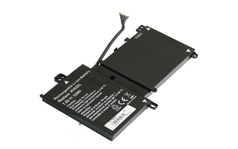 7.6V 26Wh Li-Polymer Battery for HP Pavilion X360 11-K Series 11-K013CL (P/N: HV02XL HSTNN-LB6P HSTNN-UB8N 796219-421 796355-005) – Front view top 45° angle