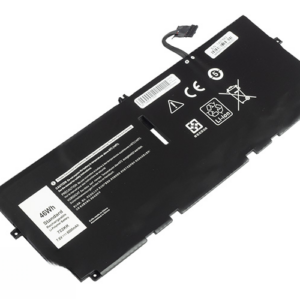 722KK 2XXFW FP86V WN0N0 Battery for Dell XPS 13 9300 9380 9310 (7.6V 46Wh 4-Cell Li-Poly) – Front view top 45° angle