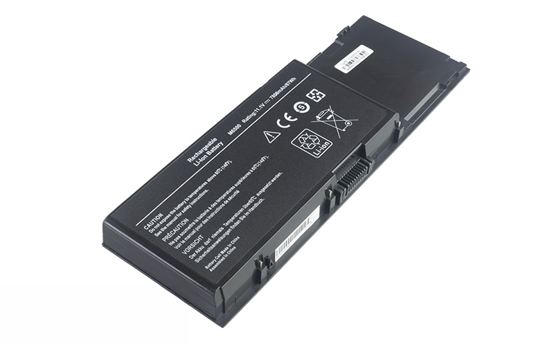 8M039 DW554 DW842 F678F Battery for Dell Precision M6400 M6500 M2400 M4400 (11.1V 87Wh 9-Cell) – Front view top 45° angle