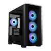A23PLUS BK Asus A23 PLUS ARGB Micro ATX Gaming Chassis Black wr 01