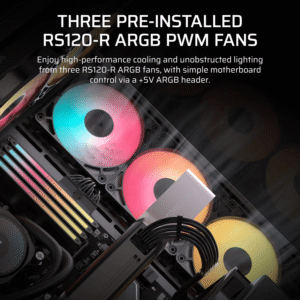 CC 9011322 WW Corsair 3500X RS R ARGB Mid Tower PC Cas wr 03