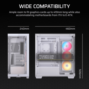 CC 9011323 WW Corsair 3500X RS R ARGB Mid Tower PC Cas wr 05