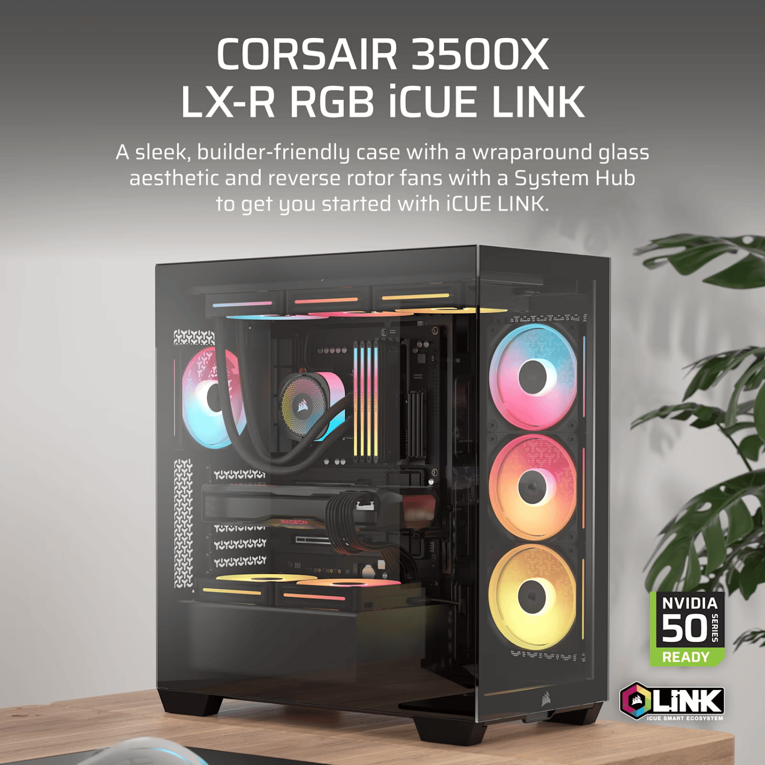 CC 9011324 WW Corsair 3500X LX R RGB iCUE LINK Mid Tow wr 02