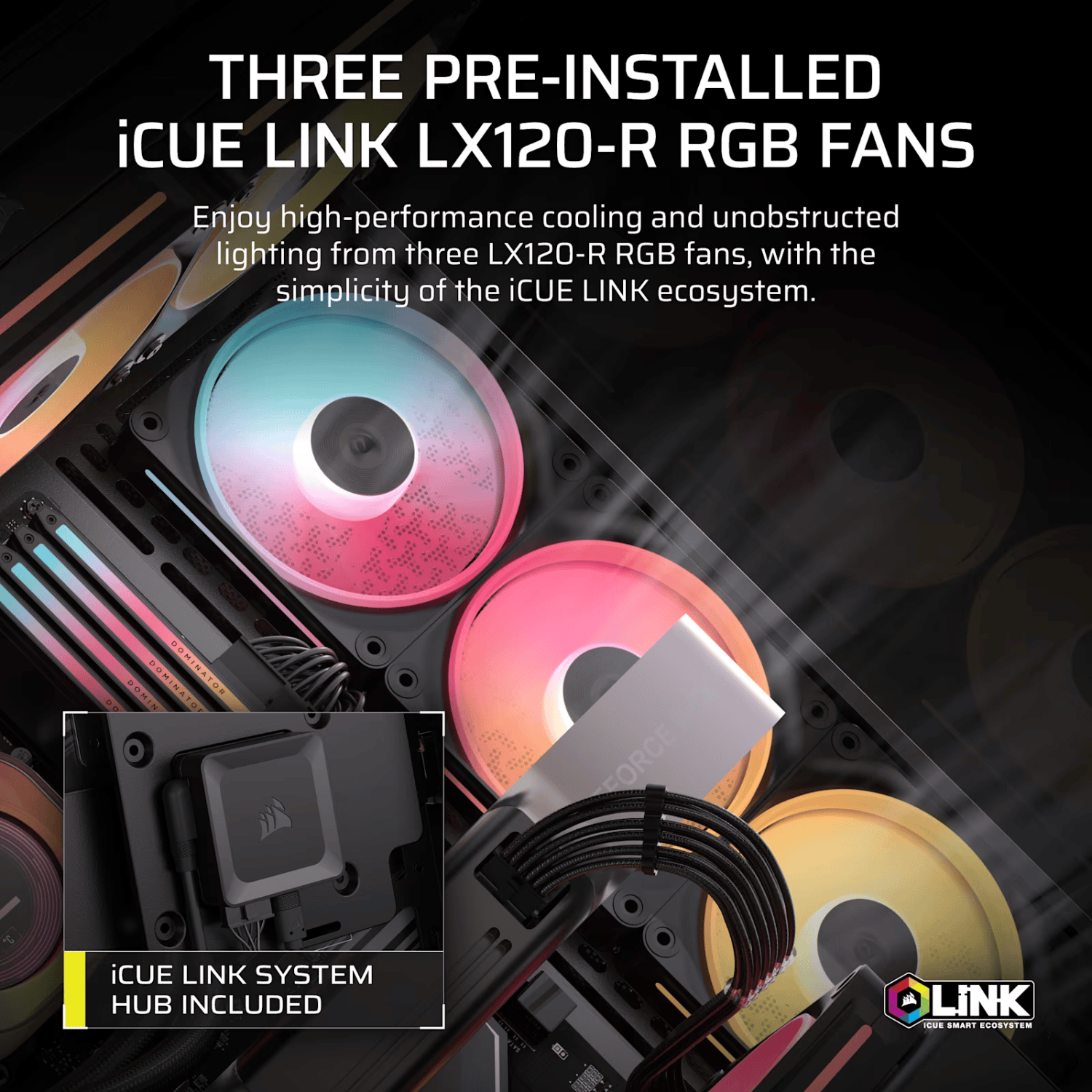 CC 9011324 WW Corsair 3500X LX R RGB iCUE LINK Mid Tow wr 03